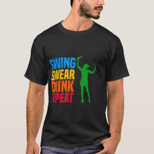 Camiseta Swing Swear Bebe Repeat Love Golf