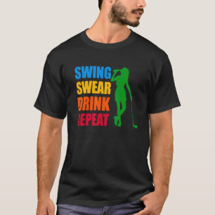 Camiseta Swing Swear Bebe Repeat Love Golf