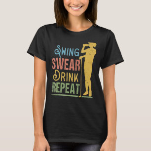 Camiseta Swing Swear Bebe Repeat Love Golf