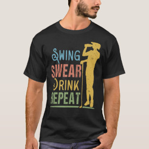 Camiseta Swing Swear Bebe Repeat Love Golf