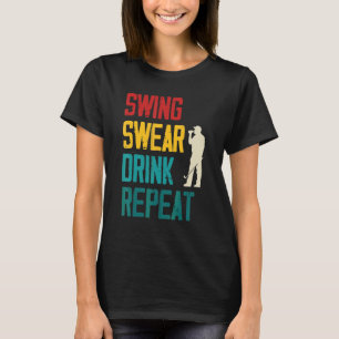 Camiseta Swing Swear Bebe Repetir Golf