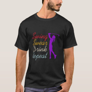 Camiseta Swing Swear Bebe Repetir Golf