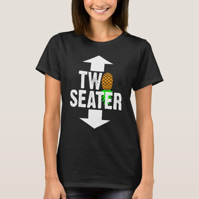 Camiseta Swinger Dos asientos boca abajo Pineapple Guay (Anverso)