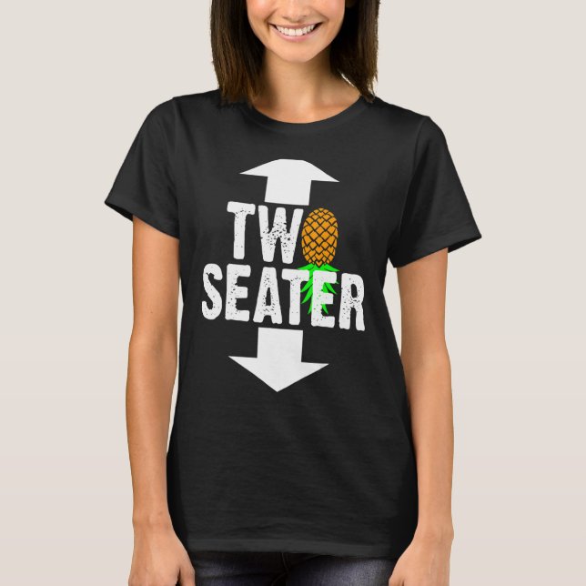 Camiseta Swinger Dos asientos boca abajo Pineapple Guay (Anverso)
