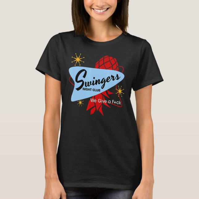 Camiseta Swinger Lifestyle Upside Down Pineapple Modern Pi (Anverso)