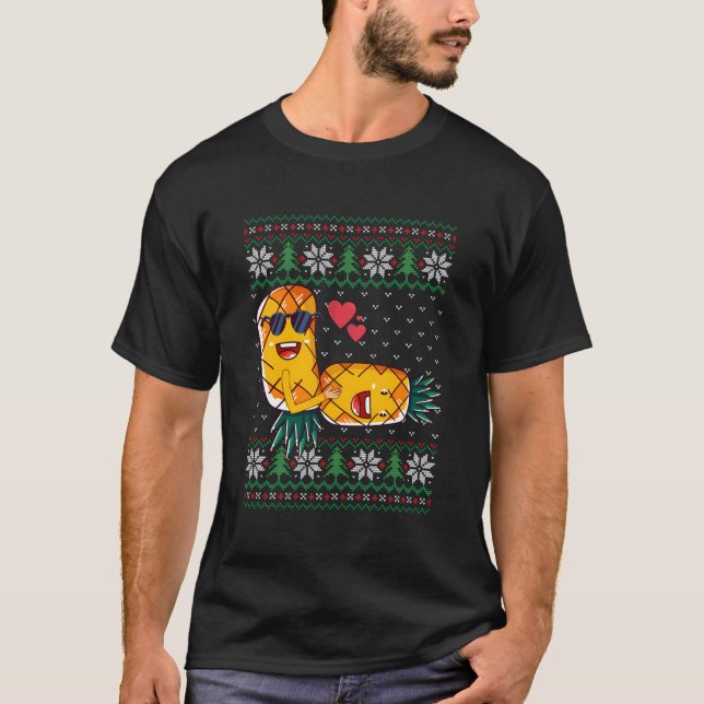 Camiseta Swinger Upside Down Pineapple Making Love Ugly Pat (Anverso)