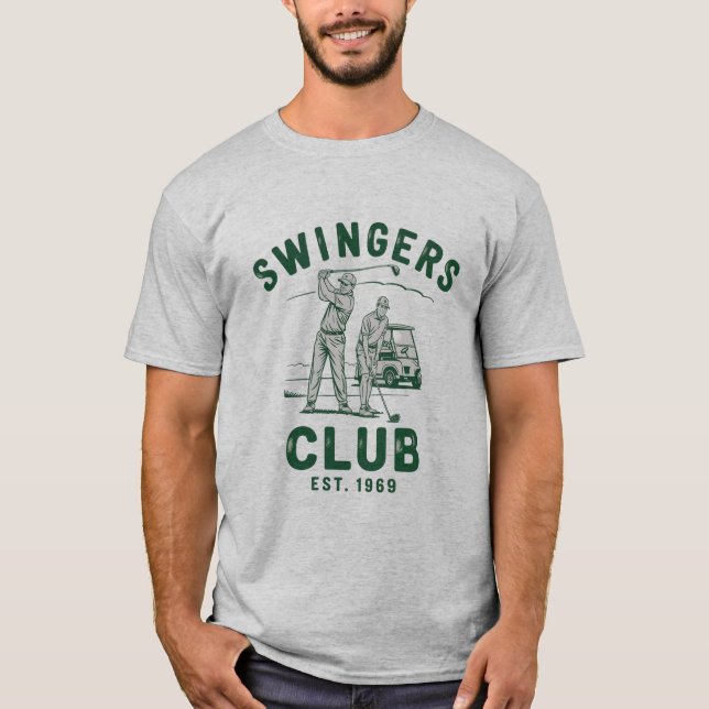 Camiseta Swingers Club Funny Sarcastic Golfing Golfer (Anverso)