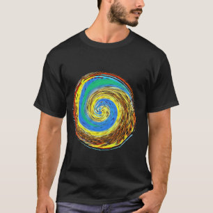 Camiseta Swirl Art