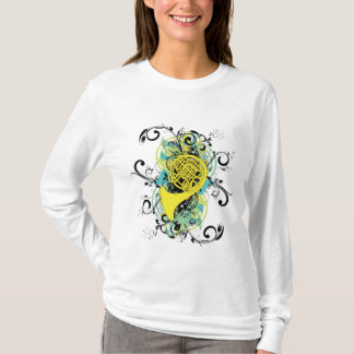 Camiseta Swirl Grunge Horn