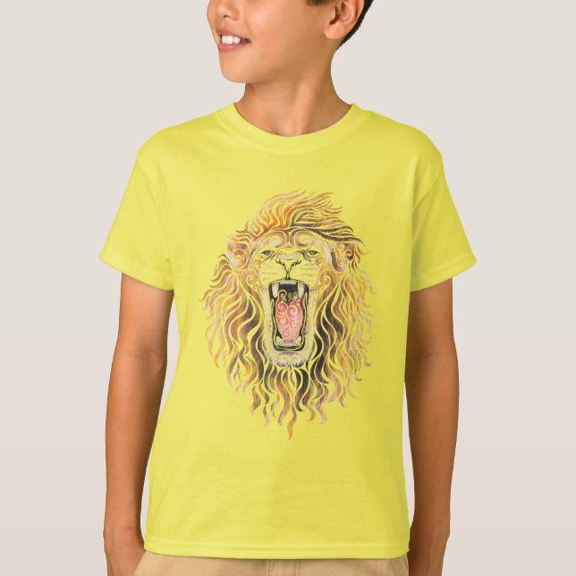 Camiseta Swirly Lion (Anverso)