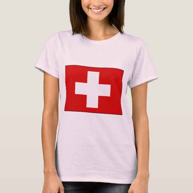 Camiseta Swiss Flag T-shirts and Gifts (Anverso)