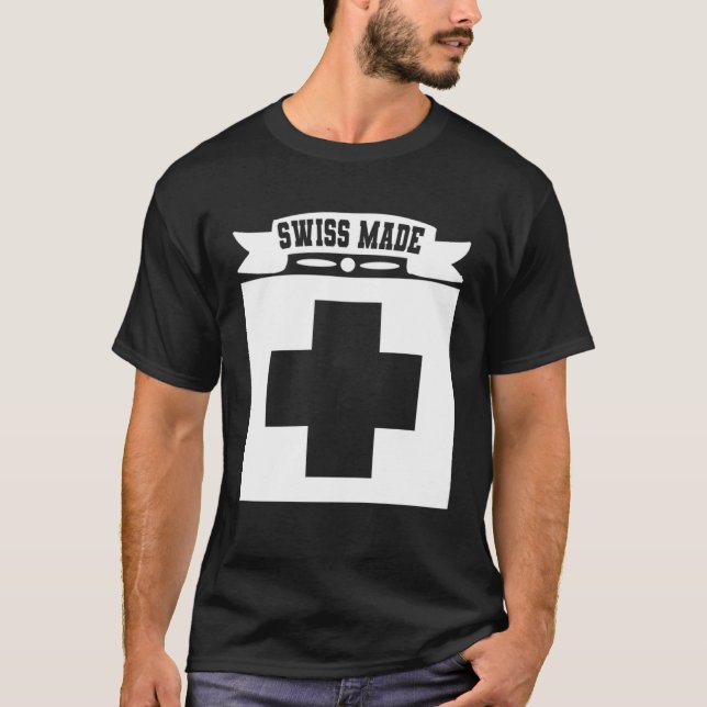 Camiseta Swiss Made   Switzerland  1 (Anverso)