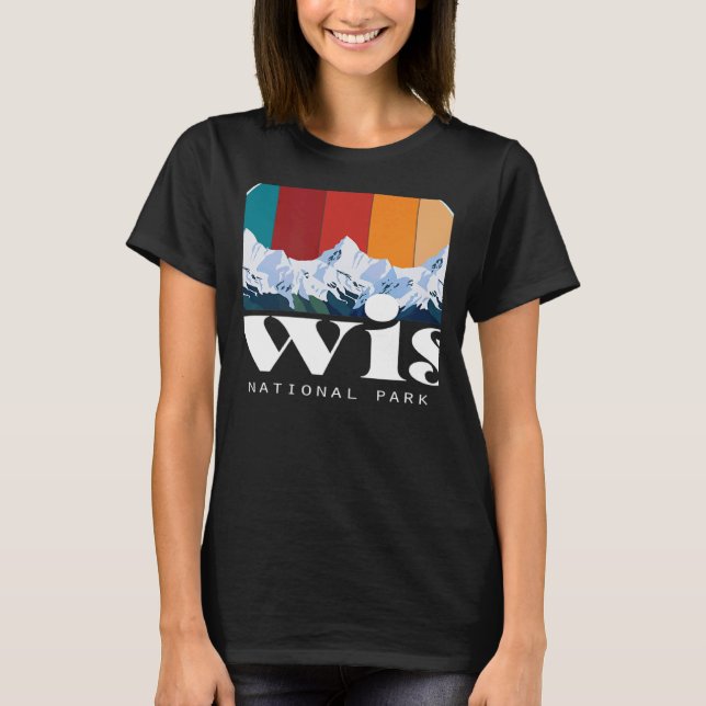 Camiseta Swiss National Park Hiking Switzerland Souvenir Mo (Anverso)