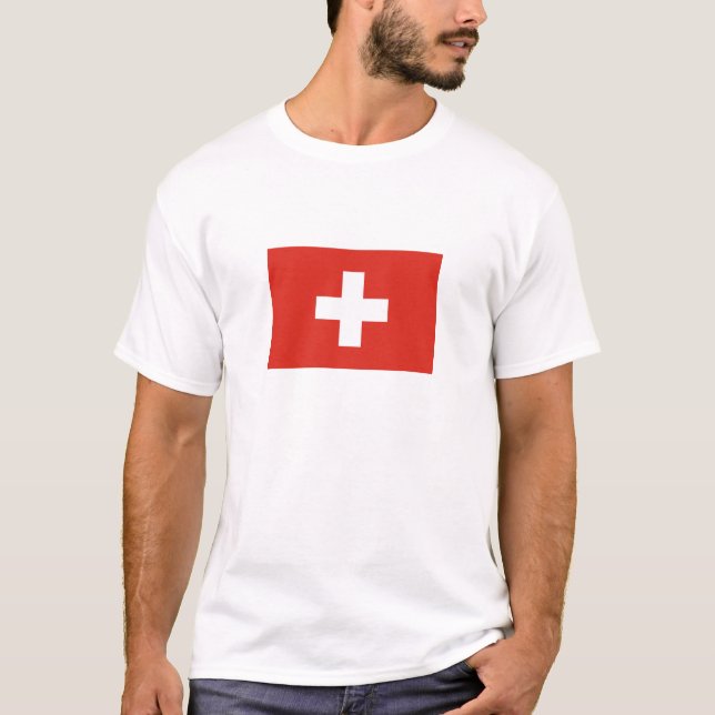 Camiseta Switzerland Flag (Anverso)