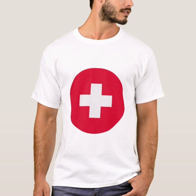 Camiseta Switzerland Flag (Anverso)