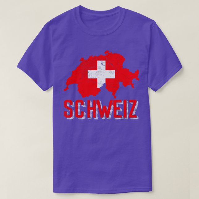 Camiseta Switzerland Schweiz (Diseño del anverso)