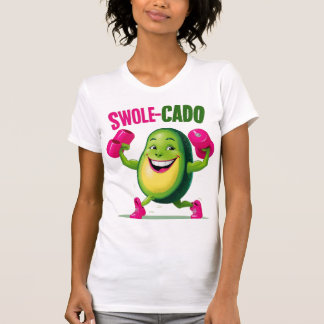 Camiseta Swole-cado - Funny Weightlifado Diseño de aguacate