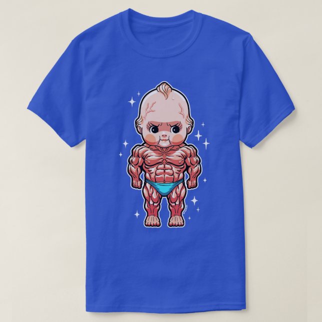 Camiseta Swole Kewpie Bodybuilder (Diseño del anverso)