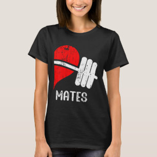 Camiseta Swole Mates Parejas Coincidiendo Gym Funny Tee Wei