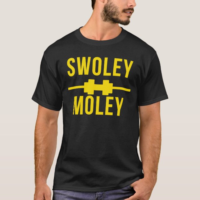 Camiseta Swoley Moley Gym Rat Se Realiza (Anverso)