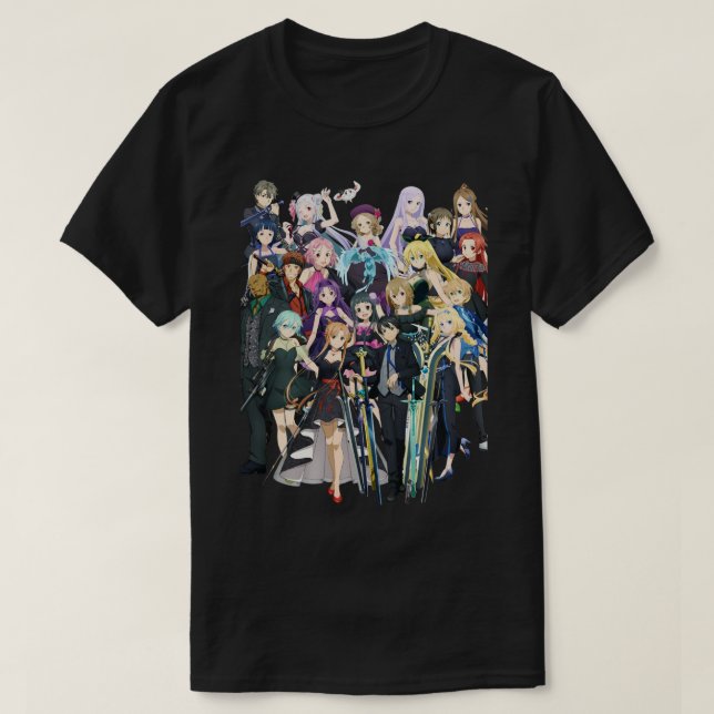 Camiseta Sword Art Online Series (Diseño del anverso)