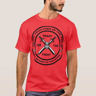 Camiseta swords and vikings be ready for the fight