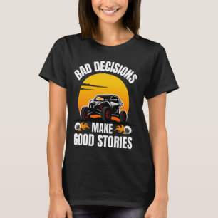 Camiseta SxS ATV Art Para Hombres Mujeres UTV Off Road Ridi