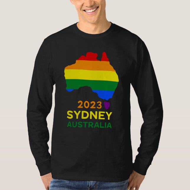 Camiseta Sydney Australia Gay and Lesbian Pride (Anverso)
