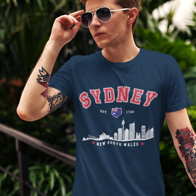 Camiseta Sydney Australia Modern Skyline City (Subido por el creador)
