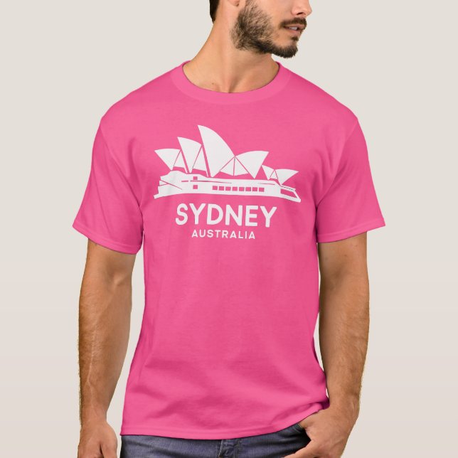 Camiseta Sydney, emblemática Ópera de Sídney (Anverso)
