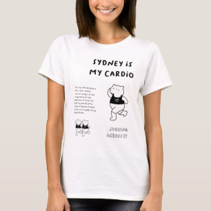 Camiseta Sydney es mi Cardio   Gato trotamundos