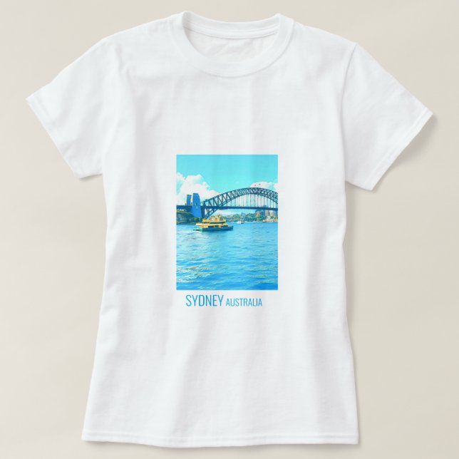 Camiseta Sydney Ferry Harbour Bridge (Diseño del anverso)