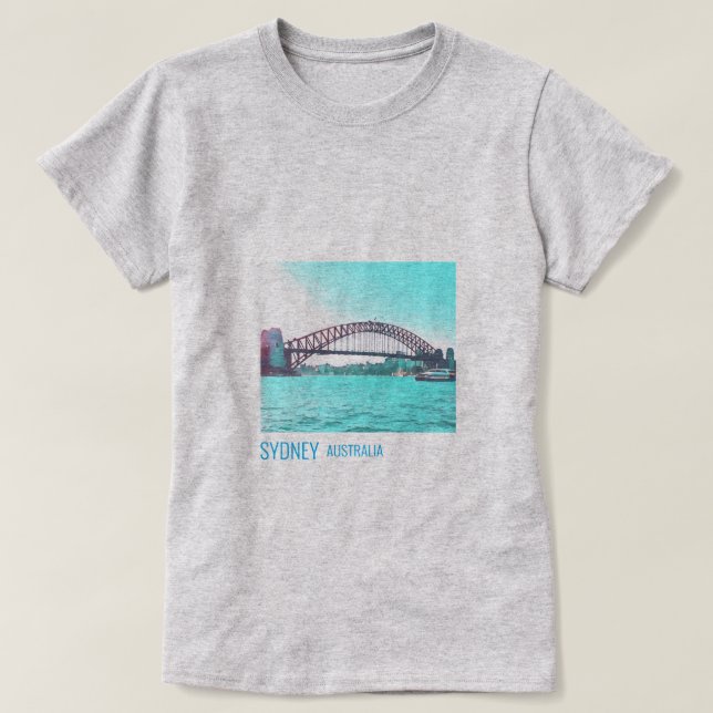Camiseta Sydney Harbour Bridge (Diseño del anverso)