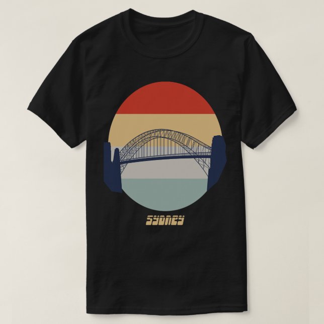 Camiseta Sydney Harbour Bridge 2 (Diseño del anverso)