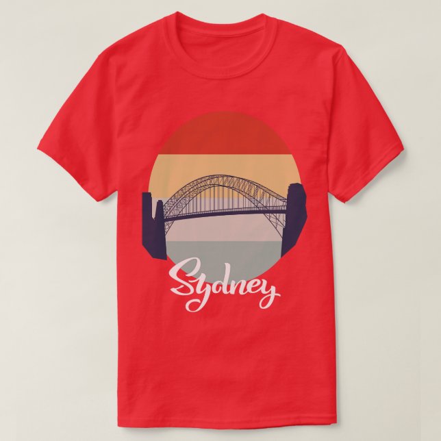 Camiseta Sydney Harbour Bridge 3 (Diseño del anverso)