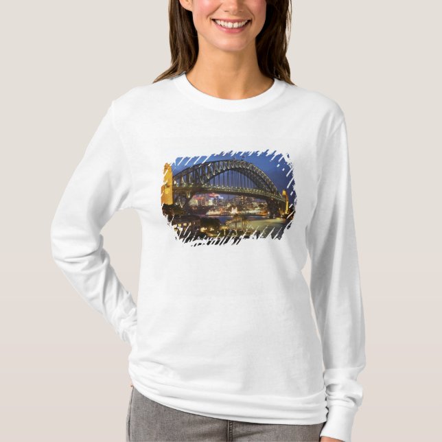 Camiseta Sydney Harbour Bridge y Park Hyatt Sydney Hotel (Anverso)