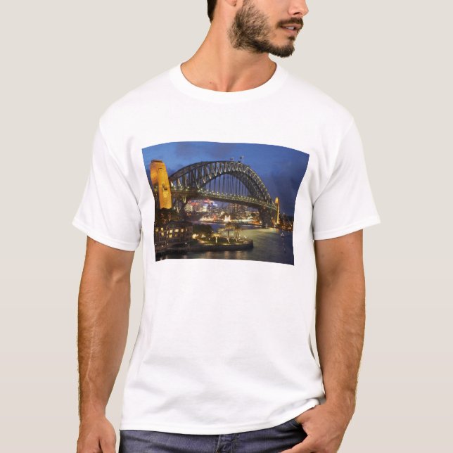 Camiseta Sydney Harbour Bridge y Park Hyatt Sydney Hotel (Anverso)
