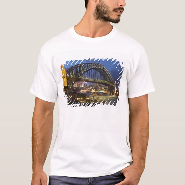 Camiseta Sydney Harbour Bridge y Park Hyatt Sydney Hotel (Anverso)