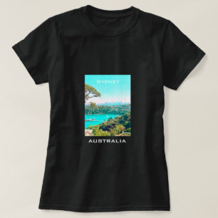 Camiseta Sydney Harbour Skyline view Mosman
