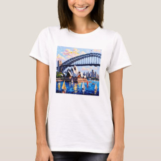 Camiseta Sydney Harbour Vibrance Tee