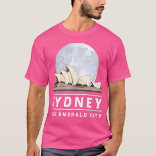 Camiseta Sydney Opera House Australia monumento conmemorati