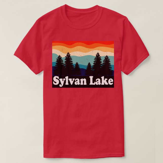 Camiseta Sylvan Lake Colorado Retro (Diseño del anverso)