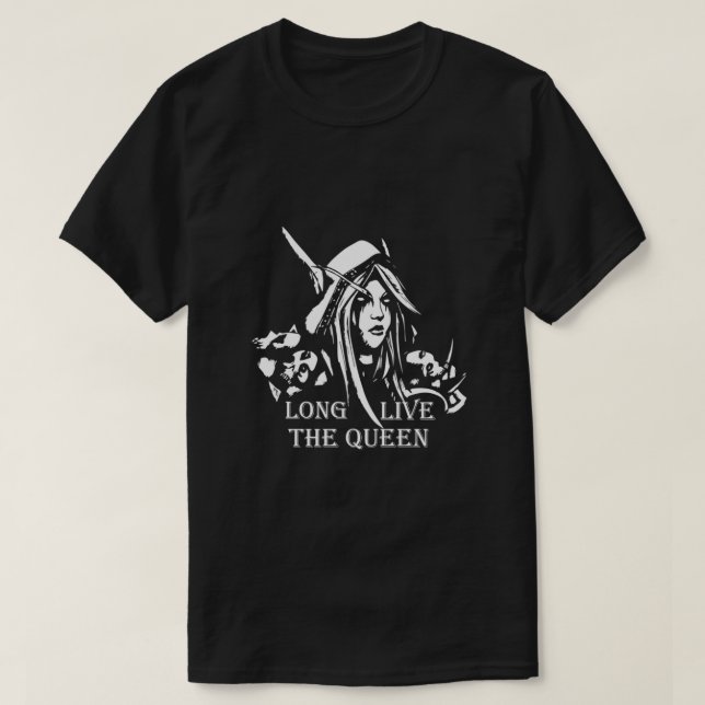 Camiseta Sylvanas Windrunner Game Fan Clásico (Diseño del anverso)
