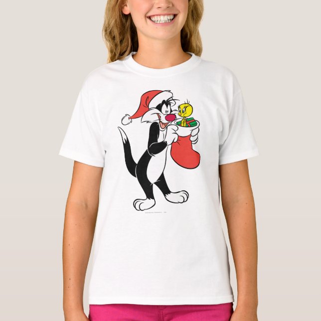 Camiseta Sylvester Cat con sirenas (Anverso)