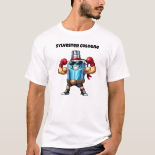 Camiseta Sylvester Cologne – divertida botella de colonia d