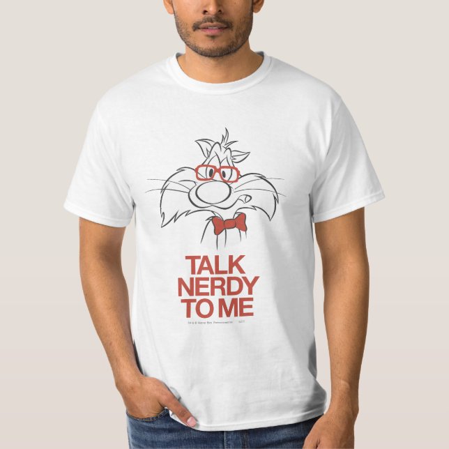 Camiseta SYLVESTER™ - Hable Nerdy conmigo (Anverso)