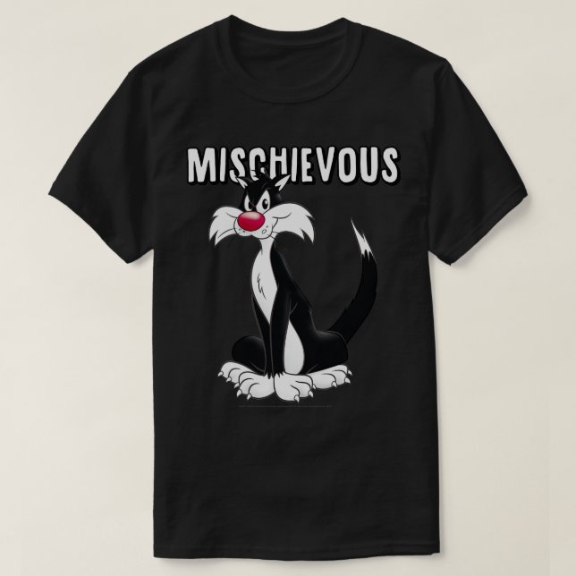 Camiseta Sylvester Mischievous Vintage Cat Retrait (Diseño del anverso)