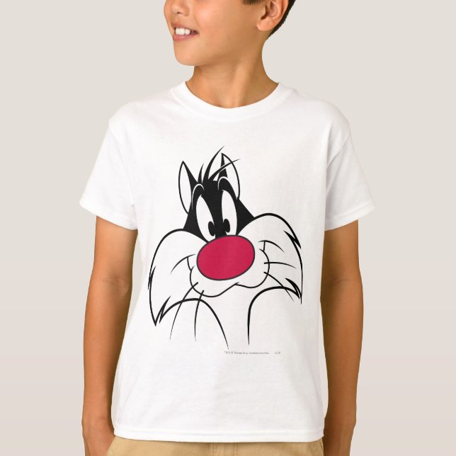Camiseta SYLVESTER™ Rojo Nose Face (Anverso)
