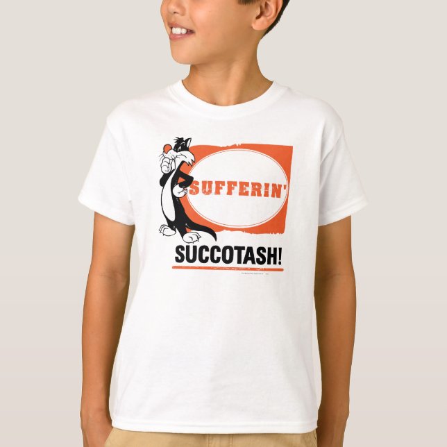Camiseta Sylvester ¡Sufrimiento Succotash! (Anverso)