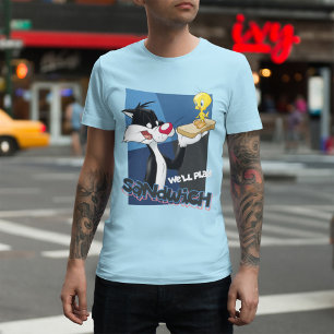 Camiseta SYLVESTER™ y TWEETY™ "Jugaremos sándwich"